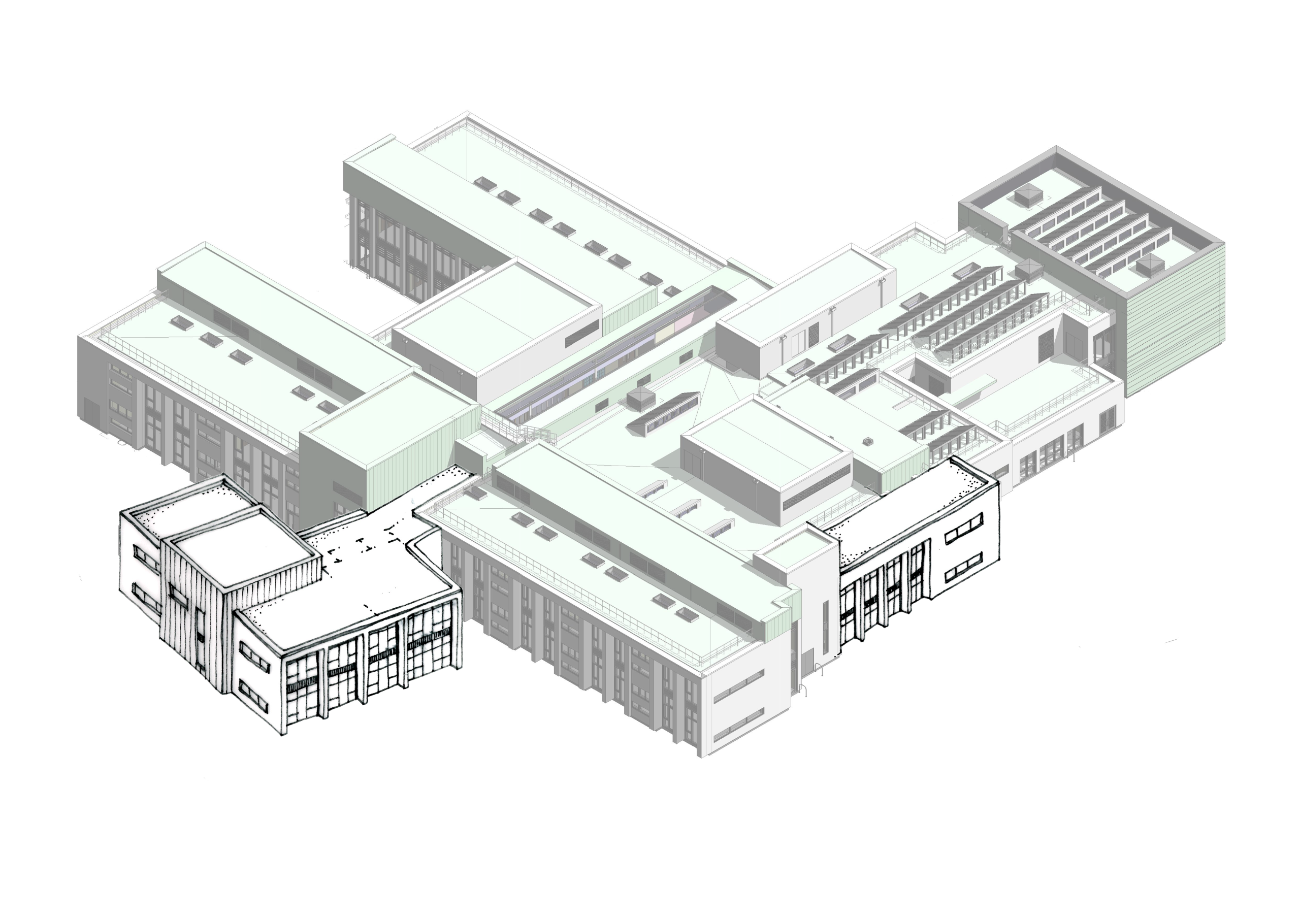 Ysgol Y Gogarth 3D Model